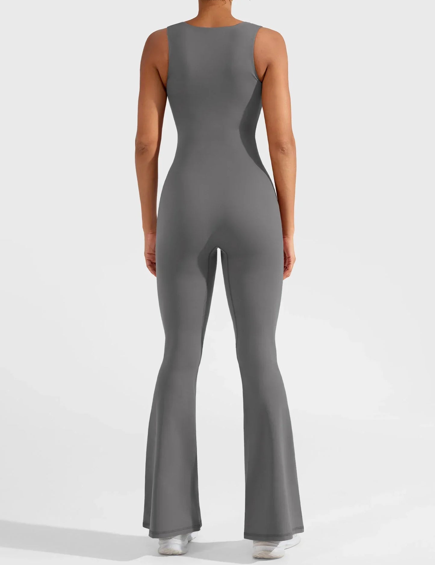 Chase's Elegance Flared V-Back Jumpsuit